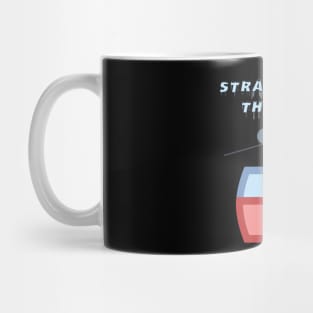 Straight To The Top, Mountain Hoodie, Slalom skiing, skiing stickers Mug